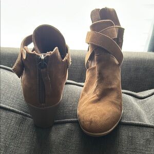 Brown Suede Ankle Boots